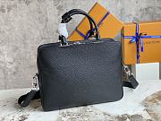 Louis Vuitton LV Armand Briefcase Black Taurillon Leather 38 x 29 x 8 cm - 3