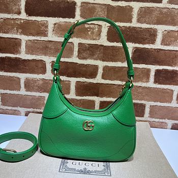 Gucci Aphrodite Small Shoulder Bag Green 25x19x7cm
