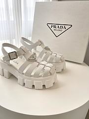 Prada Foam Rubber Sandals White - 2