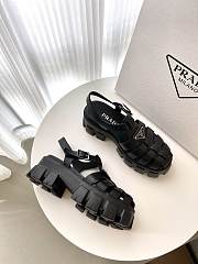 Prada Foam Rubber Sandals Black - 4