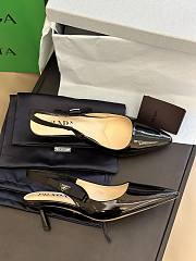 Prada Patent Leather Slingbacks Black 4.5cm - 4