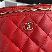 Chanel Vanity Case Red 11.5x11x4.5cm - 2