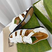 Gucci White Sandal - 4