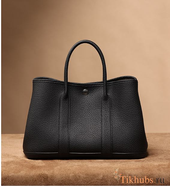 Hermes Garden Party Black 30x20x13cm - 1