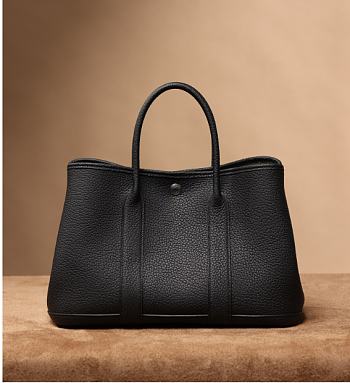 Hermes Garden Party Black 30x20x13cm