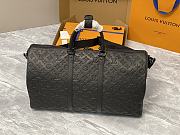 Louis Vuitton LV Keepall Bandoulière 50 Shadow Leather 50 x 29 x 23 cm - 3