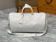 Louis Vuitton LV Keepall Bandoulière 50 White 50 x 29 x 23 cm - 1