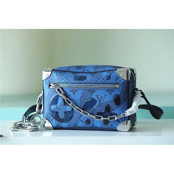 Louis Vuitton LV Mini Soft Trunk Abyss Blue 18.5 x 13 x 8 cm