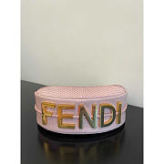 Fendi Small Fendigraphy Hobo Bag Python Leather Pink 29x24.5x10cm - 5