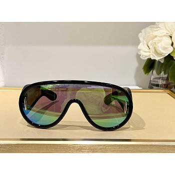 Loewe Men's Green Wave Mask Sunglasses