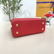 Louis Vuitton LV Capucines Mini Red 21 x 14 x 8 cm - 6