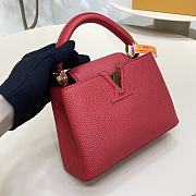 Louis Vuitton LV Capucines Mini Red 21 x 14 x 8 cm - 4