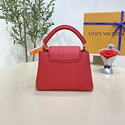 Louis Vuitton LV Capucines Mini Red 21 x 14 x 8 cm - 3