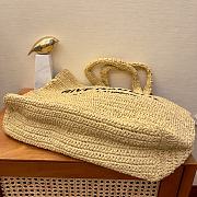 YSL Rive Gauche Supple Tote Bag Raffia Crochet 38x35x14.5cm - 2