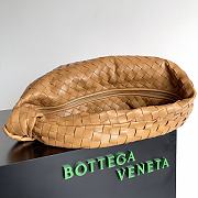 Bottega Veneta Small Jodie Intrecciato Leather Shoulder Bag Caramel 48x40x16cm - 3