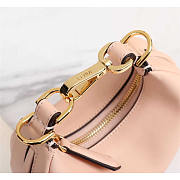 Fendi Mini Fendigraphy Leather Bag Pale Pink 16.5x14x5cm - 5