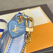 Louis Vuitton LV Mini Pochette Accessoires Blue 15.5 x 10.5 x 4 cm - 4