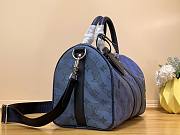 Louis Vuitton LV Keepall Bandoulière 35 Blue 34 x 21 x 16 cm - 4