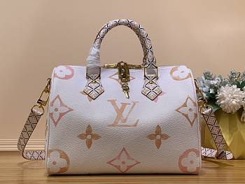 Louis Vuitton LV Speedy Bandoulière 25 Beige 25x19x15cm