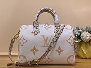 Louis Vuitton LV Speedy Bandoulière 25 Beige 25x19x15cm - 4