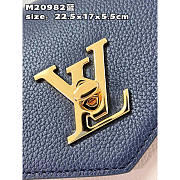 Louis Vuitton LV Mylockme Chain Bag Navy Blue 22.5 x 17 x 5.5 cm  - 2