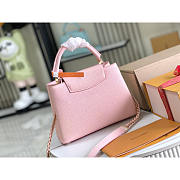 Louis Vuitton LV Pink  Capucines BB 27x18x9cm - 4