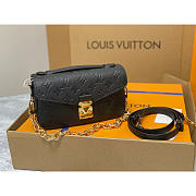 Louis Vuitton LV Pochette Métis East West Black Bag 21.5x6x13.5cm - 4