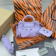 Balenciaga Neo Cagole XS Purple Handbag 26x13x18cm - 1