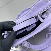 Balenciaga Neo Cagole XS Purple Handbag 26x13x18cm - 4