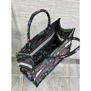 Dior Medium Book Tote Blue Multicolor 36 x 27.5 x 16.5 cm - 2