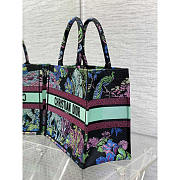 Dior Medium Book Tote Blue Multicolor 36 x 27.5 x 16.5 cm - 3