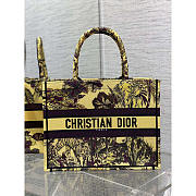 Dior Medium Book Tote Yellow Multicolor Toile de Jouy 36 x 27.5 x 16.5 cm - 1