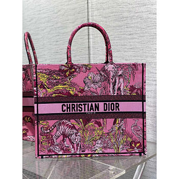 Dior Large Book Tote Pink 42 x 35 x 18.5 cm