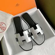 Hermes Oran Slide Silver  - 1