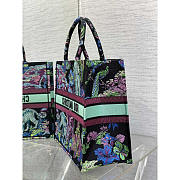 Dior Large Book Tote Blue Multicolor 42x35x18.5cm - 6