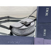 Dior Mini Gallop Bag With Strap Ruthenium-Colored 20.5 x 16 x 5 cm - 5