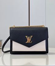 Louis Vuitton LV Mylockme Chain Bag Black Cream 22.5 x 17 x 5.5 cm - 1