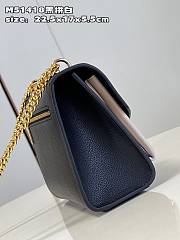 Louis Vuitton LV Mylockme Chain Bag Black Cream 22.5 x 17 x 5.5 cm - 5