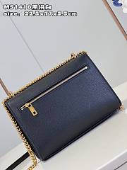 Louis Vuitton LV Mylockme Chain Bag Black Cream 22.5 x 17 x 5.5 cm - 3