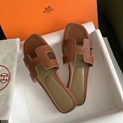 Hermes Slippers Brown - 3