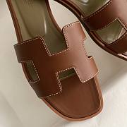 Hermes Slippers Brown - 5