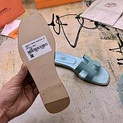 Hermes Oran Sandal Blue - 5