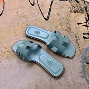 Hermes Oran Sandal Blue - 3