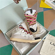 Lanvin Curb Suede Trim Sneakers - 4