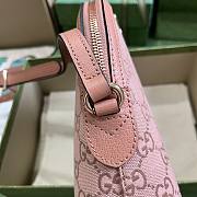 Gucci Ophidia GG Small Shoulder Bag Pink Canvas 23.5x19x8cm - 6