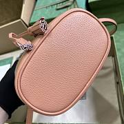 Gucci Ohidia GG Mini Bucket Bag Pink Canvas 15.5x19x9cm - 3