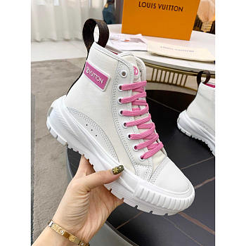 Louis Vuitton LV Squad Sneaker High Top Pink