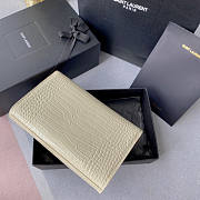 YSL Medium Kate White Crocodile Gold 24x14.5x5cm - 3