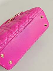 Dior Small Lady My ABC Bag Rani Pink Cannage Lambskin 20 x 17 x 8 cm - 3