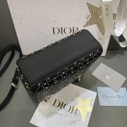 Dior Lady Strass Cannage Satin Black 17cm - 3